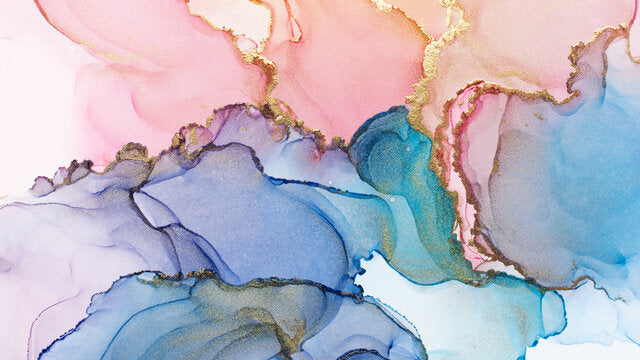 Colorful Abstract Watercolor Art Print 100% Australian Made