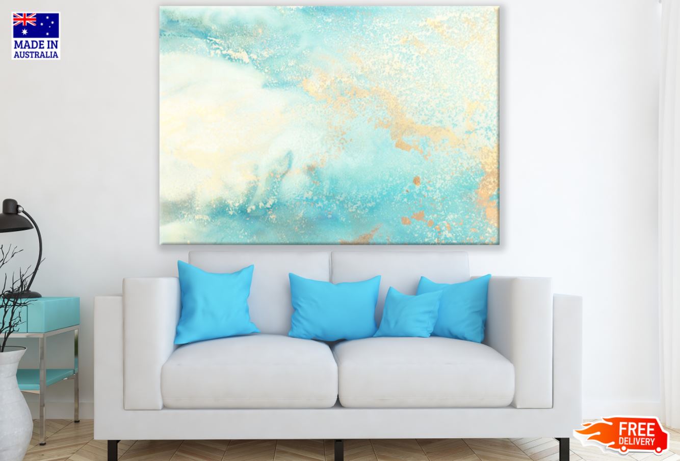 Colorful Abstract Watercolor Art Print 100% Australian Made
