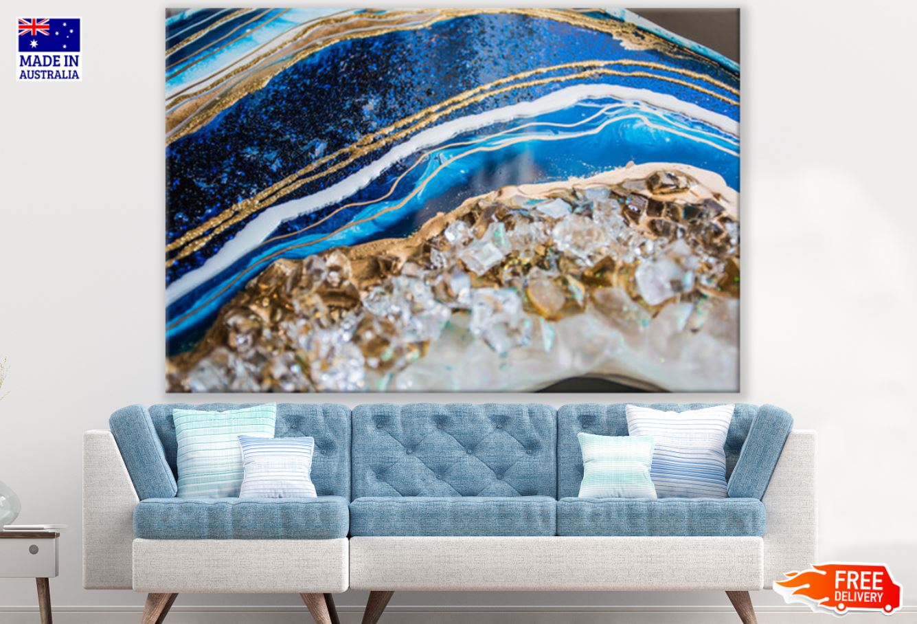 Colorful Abstract Watercolor Art Print 100% Australian Made
