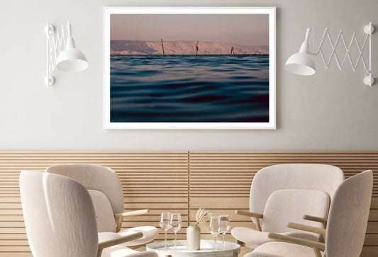 Sea Sunset Scenery Photograph Home Decor Premium Quality Poster Print Choose Your Sizes