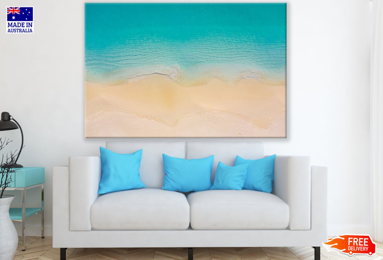 Sea Aerial View Photograph Print 100% Australian Made