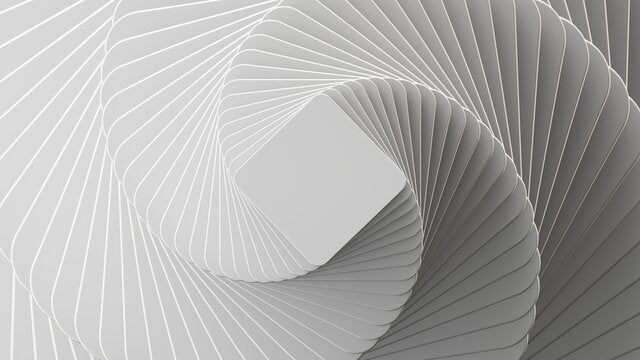 White Abstract Design Home Decor Premium Quality Poster Print Choose Your Sizes