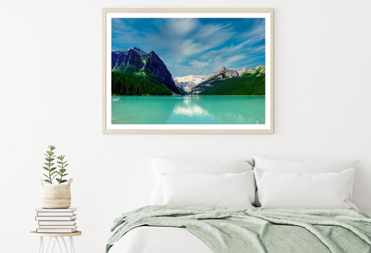 Sea & Forest With Mountain View Home Decor Premium Quality Poster Print Choose Your Sizes