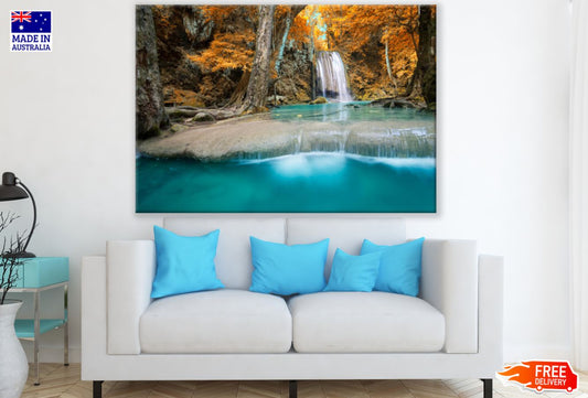 Stunning Waterfall Scenery View Print 100% Australian Made