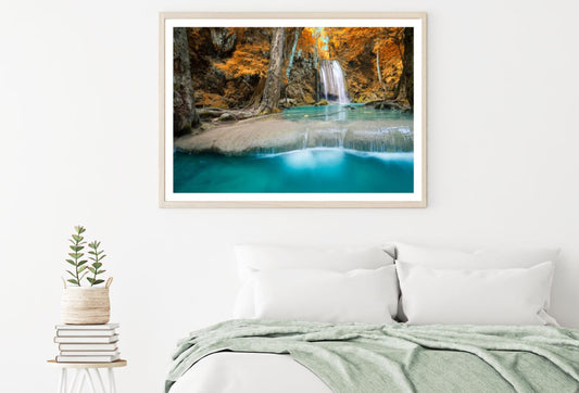 Stunning Waterfall Scenery View Home Decor Premium Quality Poster Print Choose Your Sizes