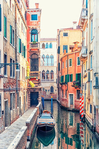 Canal & Buildings in Italy Home Decor Premium Quality Poster Print Choose Your Sizes