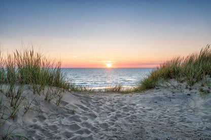 Sand Footpath to Sea Photograph Print 100% Australian Made