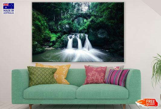 Stunning Waterfall Scenery View Print 100% Australian Made