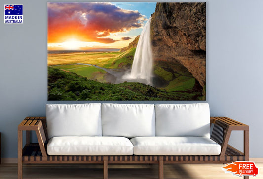 Stunning Waterfall Scenery View Print 100% Australian Made