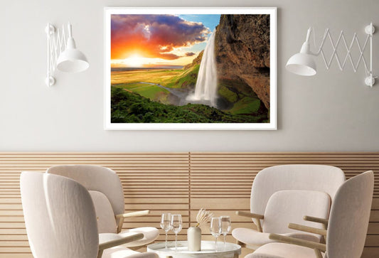 Stunning Waterfall Scenery View Home Decor Premium Quality Poster Print Choose Your Sizes