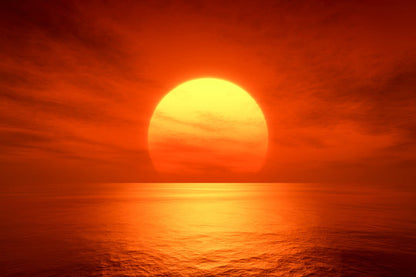 Sunset Sky & Sea Photograph Print 100% Australian Made
