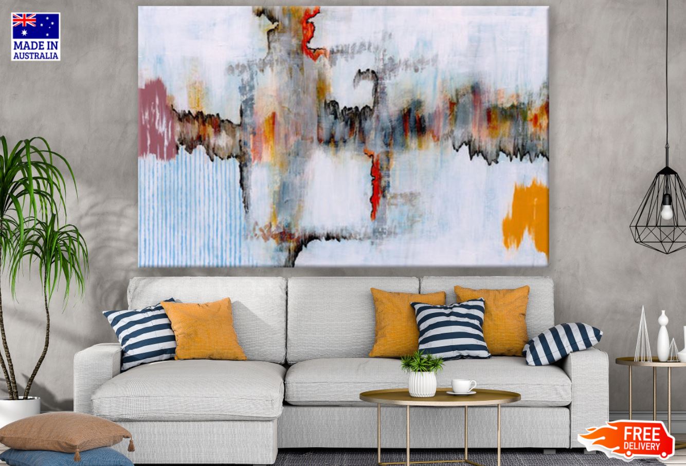 Colorful Abstract Watercolor Art Print 100% Australian Made