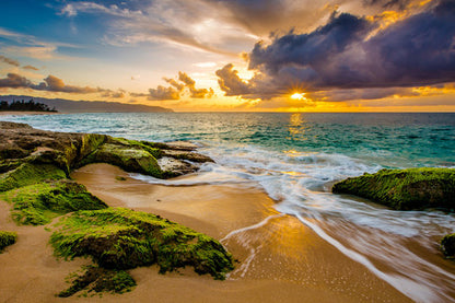 Sea Sunset Scenery Photograph Print 100% Australian Made