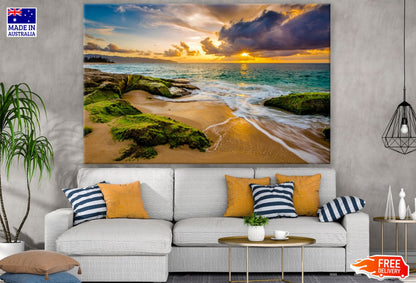 Sea Sunset Scenery Photograph Print 100% Australian Made