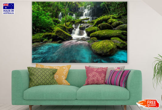 Stunning Waterfall Scenery View Print 100% Australian Made