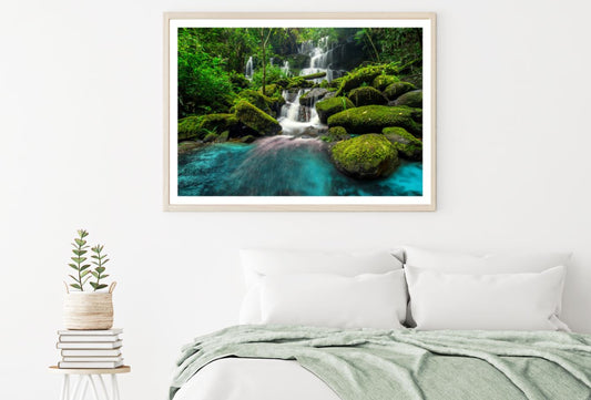 Stunning Waterfall Scenery View Home Decor Premium Quality Poster Print Choose Your Sizes
