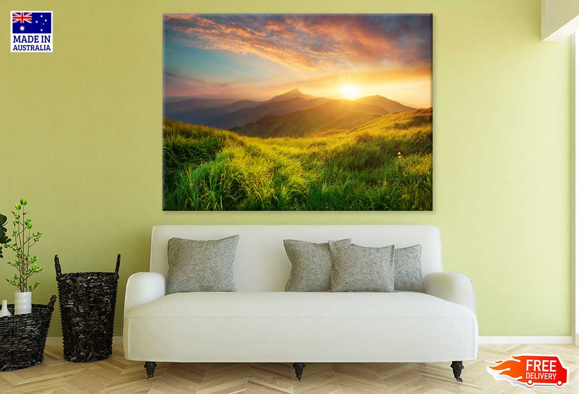 Landscape Mountain Scenery View Photograph Print 100% Australian Made