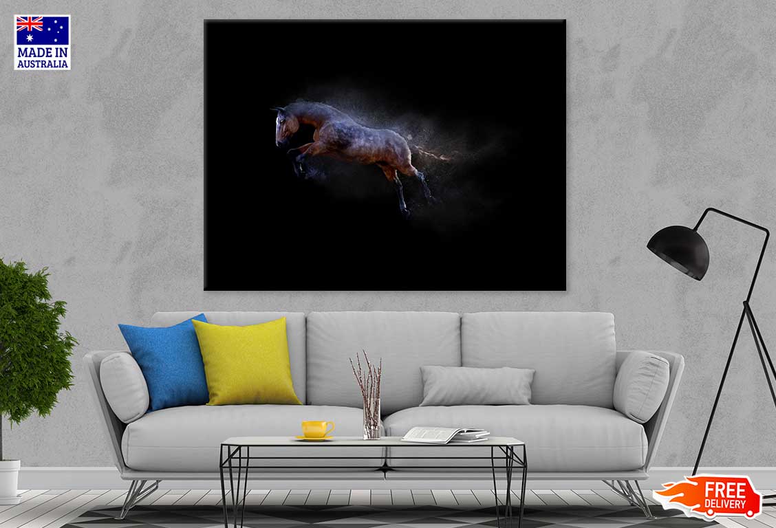 Horse on Dark Digital Photograph Print 100% Australian Made