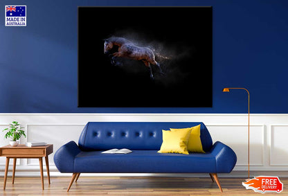 Horse on Dark Digital Photograph Print 100% Australian Made