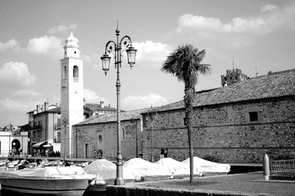 Italy City B&W Photograph Print 100% Australian Made