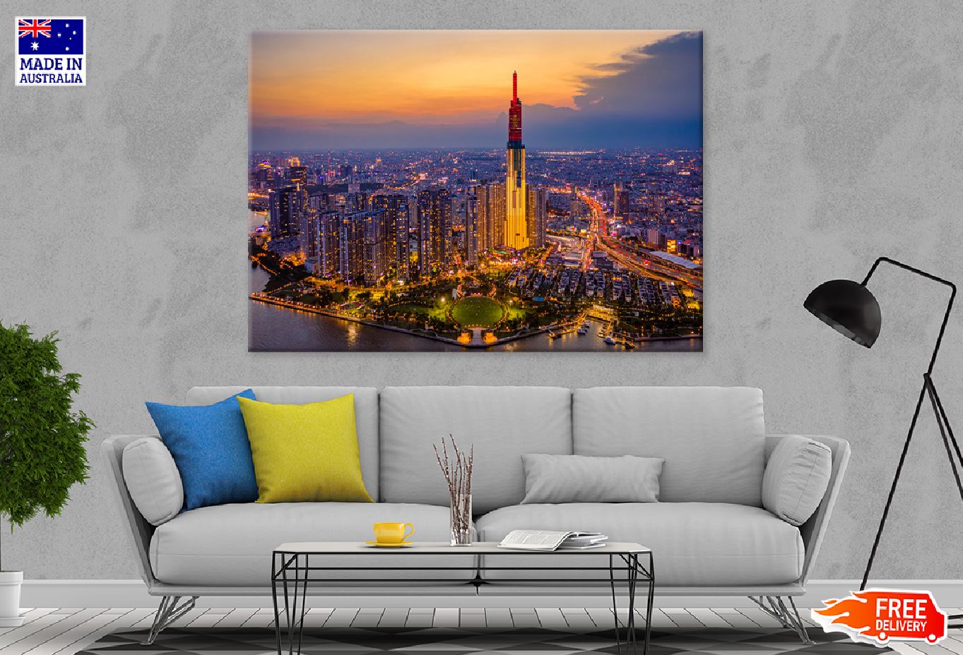 Ho Chi Minh City Tallest Building Photograph Print 100% Australian Made