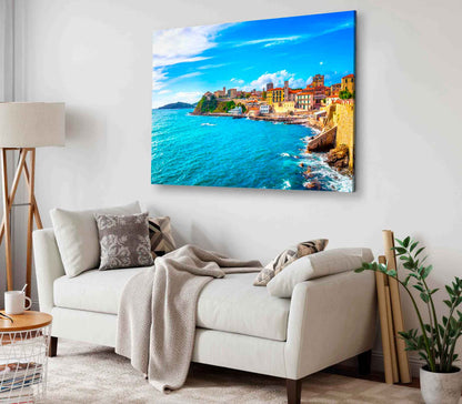 Bella Home Seafront Maremma Tuscany Italy Print Canvas Ready to hang