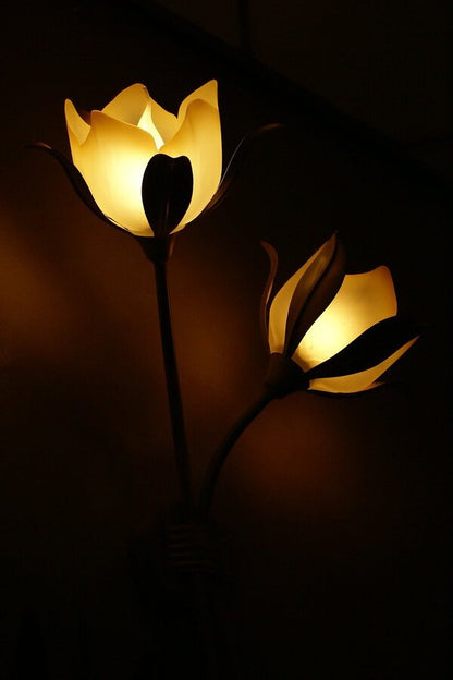 Lamp Flowers Closeup Photograph Print 100% Australian Made