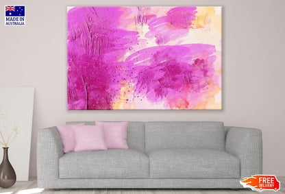 Pink & Orange Abstract Design Print 100% Australian Made