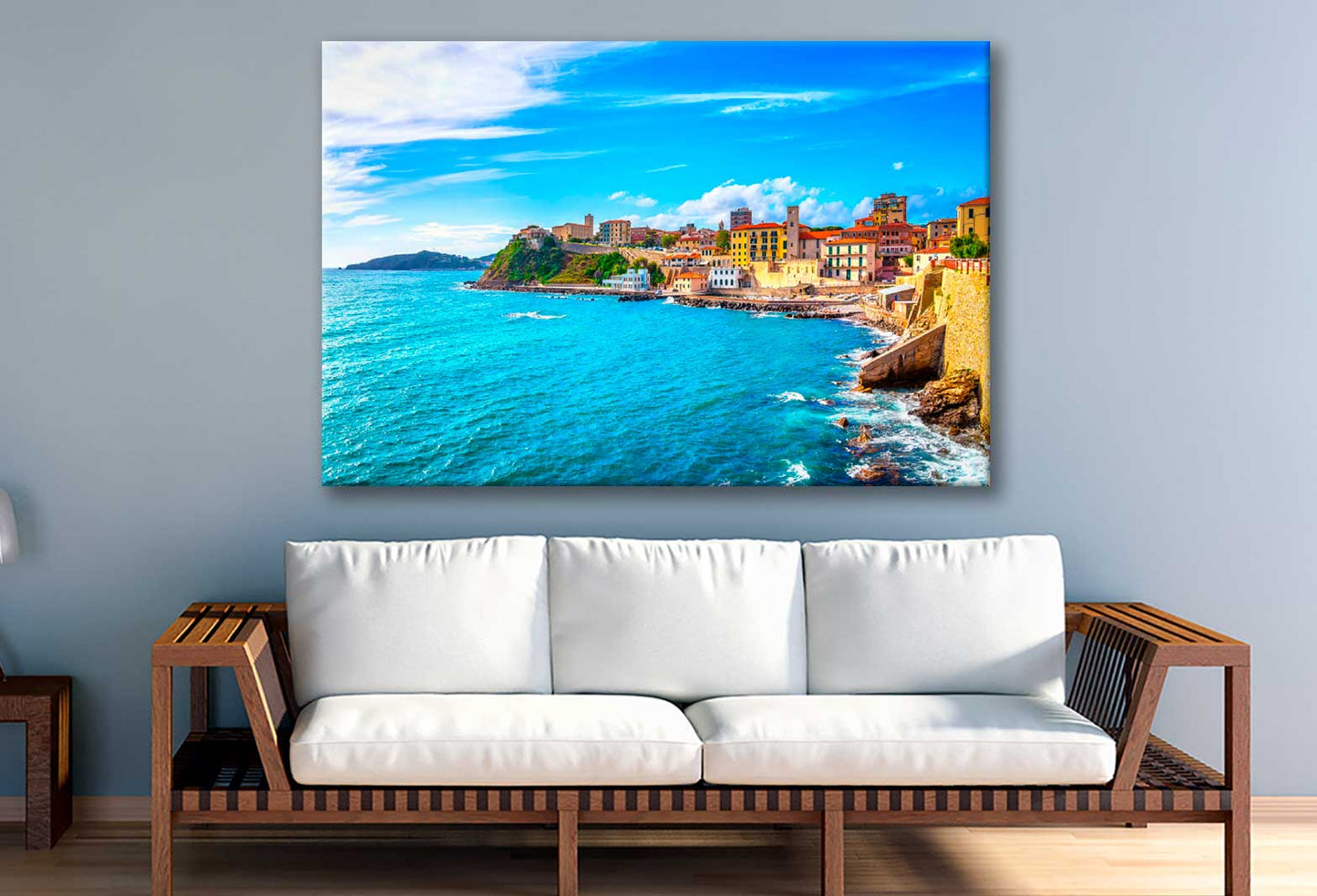 Bella Home Seafront Maremma Tuscany Italy Print Canvas Ready to hang
