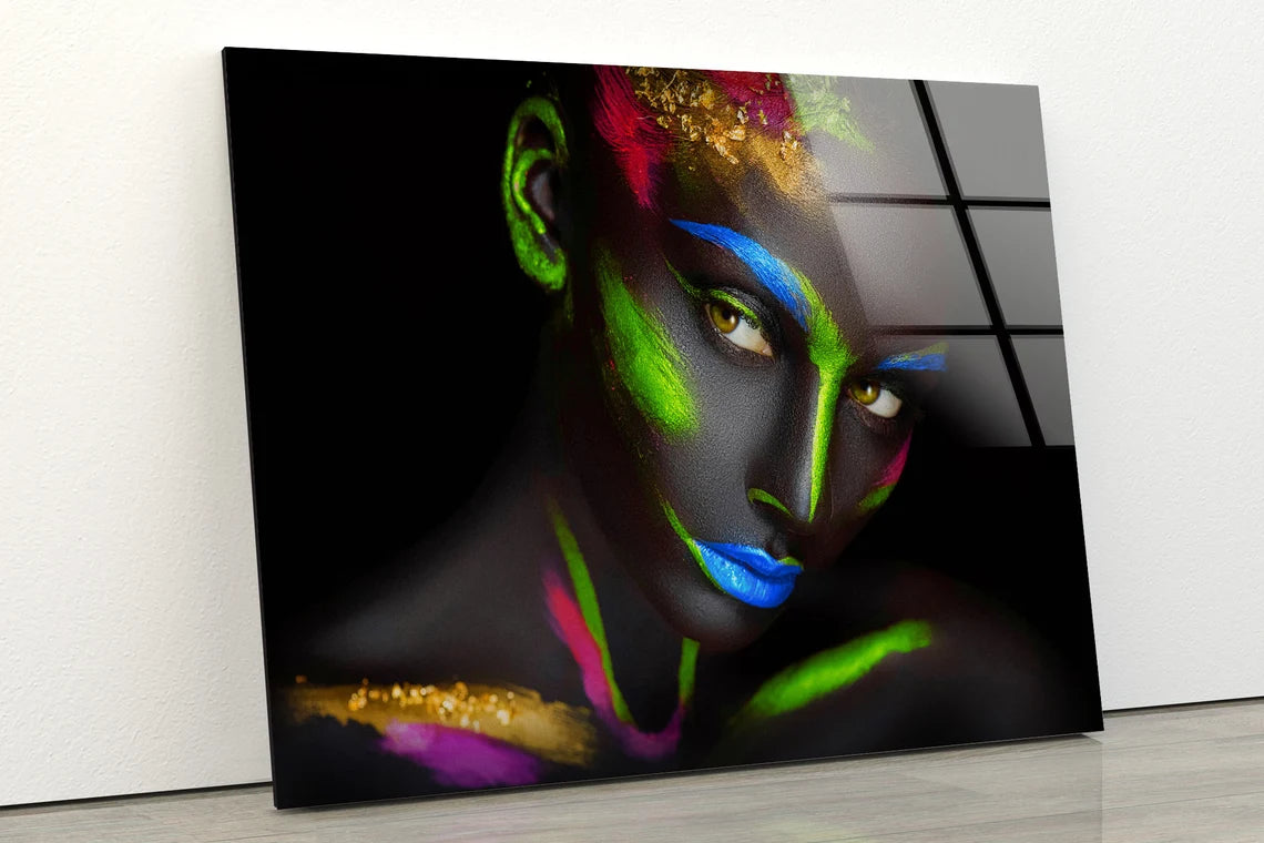 Fashion Girl with Makeup Photograph Acrylic Glass Print Tempered Glass Wall Art 100% Made in Australia Ready to Hang