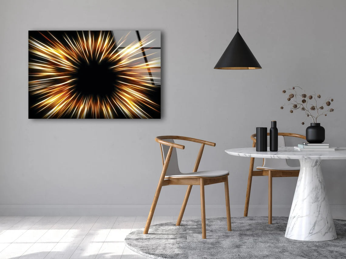 Light Trail Design Acrylic Glass Print Tempered Glass Wall Art 100% Made in Australia Ready to Hang