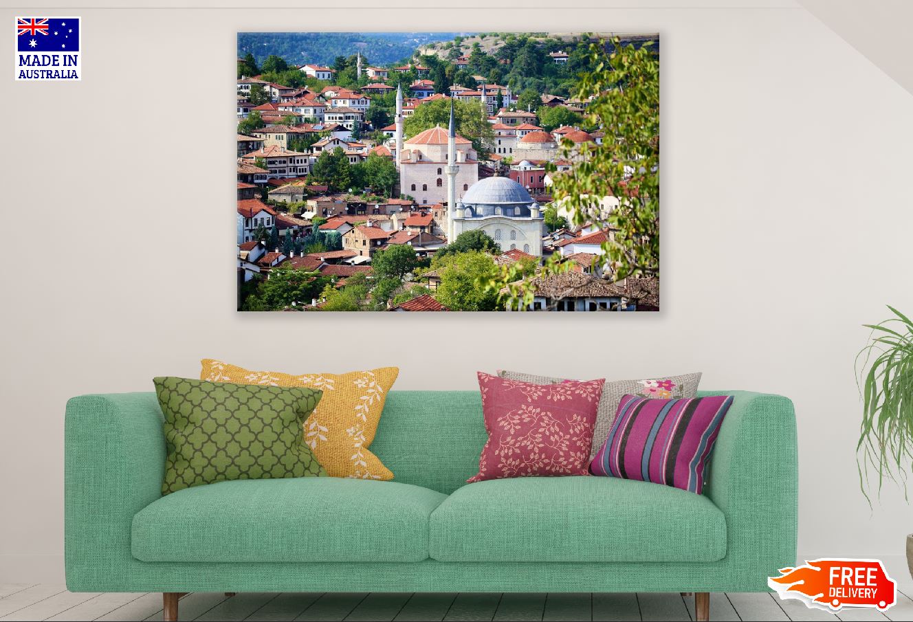 Safranbolu Turkey Aerial View Photograph Print 100% Australian Made
