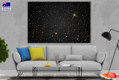 Gold Spots Digital Abstract Design Print 100% Australian Made
