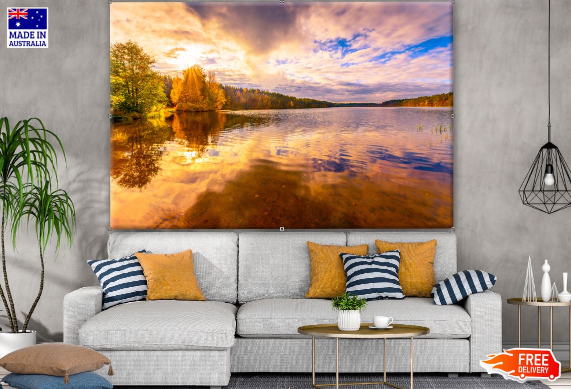 Stunning Sunset Scenery Photograph Print 100% Australian Made