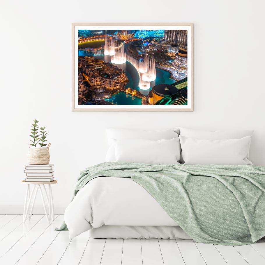 City Sky View Photograph Home Decor Premium Quality Poster Print Choose Your Sizes