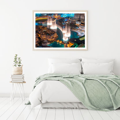 City Sky View Photograph Home Decor Premium Quality Poster Print Choose Your Sizes
