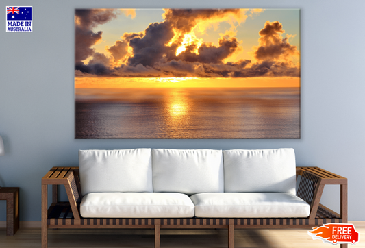 Sea Sunset Scenery Photograph Print 100% Australian Made