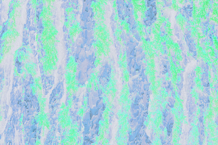Blue & Purple Abstract Design Print 100% Australian Made