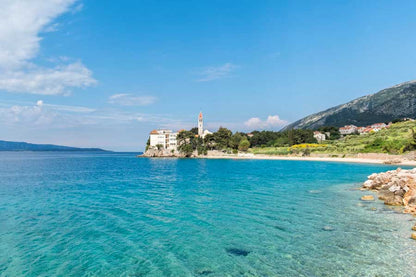 Bella Home Beach Island & Blue Sky Landscape Print Canvas Ready to hang