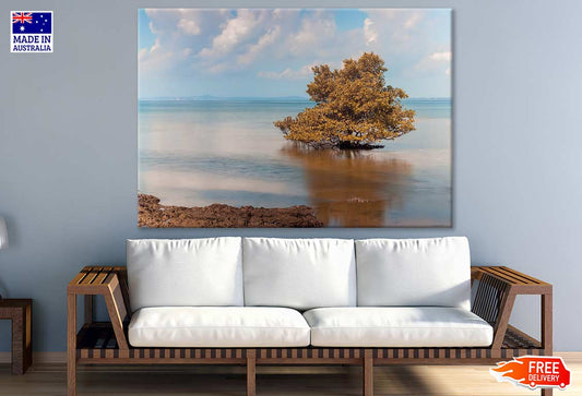 Tree on Sea Photograph Print 100% Australian Made