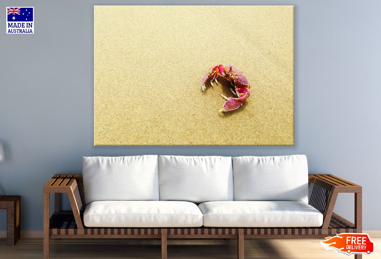 Crabs on the Beach Photograph Print 100% Australian Made