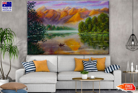 Stunning Nature Scenery Painting Print 100% Australian Made