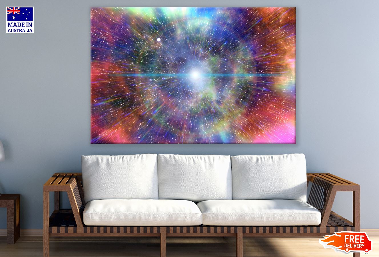 Galaxy Digital Abstract Design Print 100% Australian Made