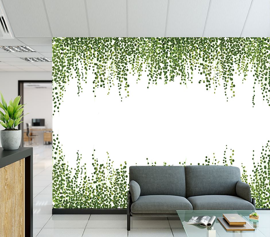 Wallpaper Murals Peel and Stick Removable Leaf Design High Quality