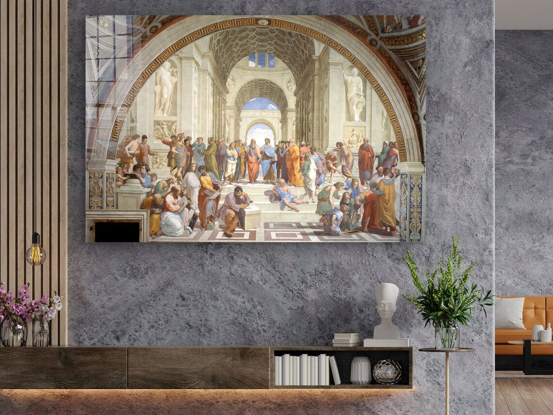 Athenian School Art Print Tempered Glass Wall Art 100% Made in Australia Ready to Hang