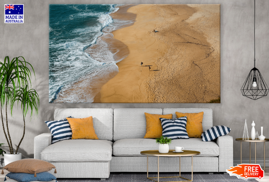 Sea Shore & Sea Aerial View Photograph Print 100% Australian Made