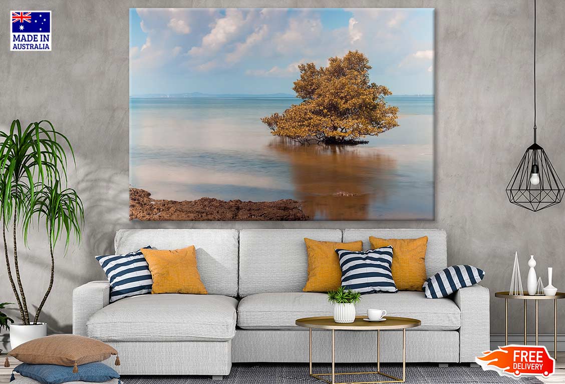 Tree on Sea Photograph Print 100% Australian Made