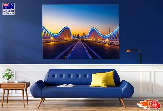 Meydan Bridge View Photograph in Dubai Print 100% Australian Made