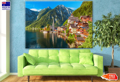 Hallstatt Mountain Village in the Austrian Alps in Austria Photograph Print 100% Australian Made