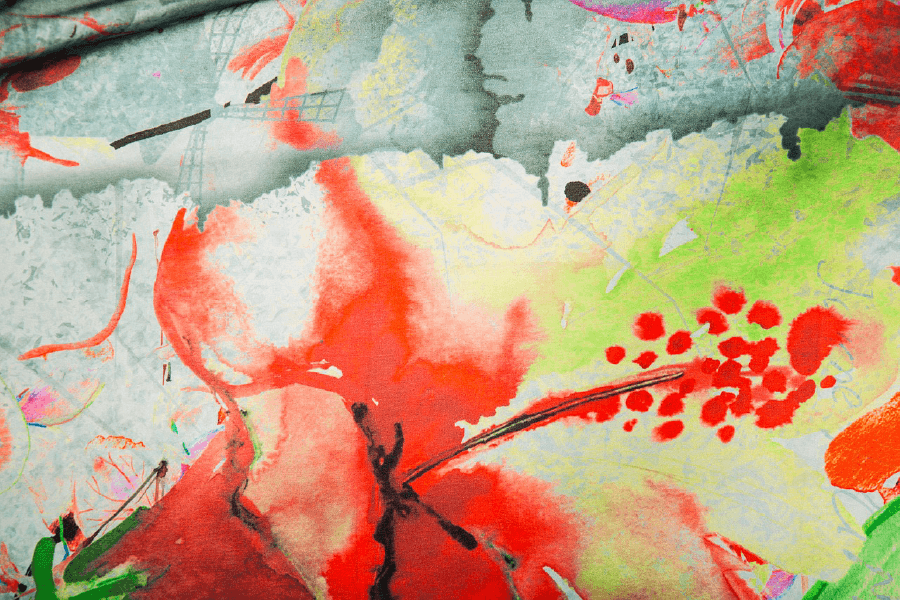 Colorful Abstract Design Print 100% Australian Made